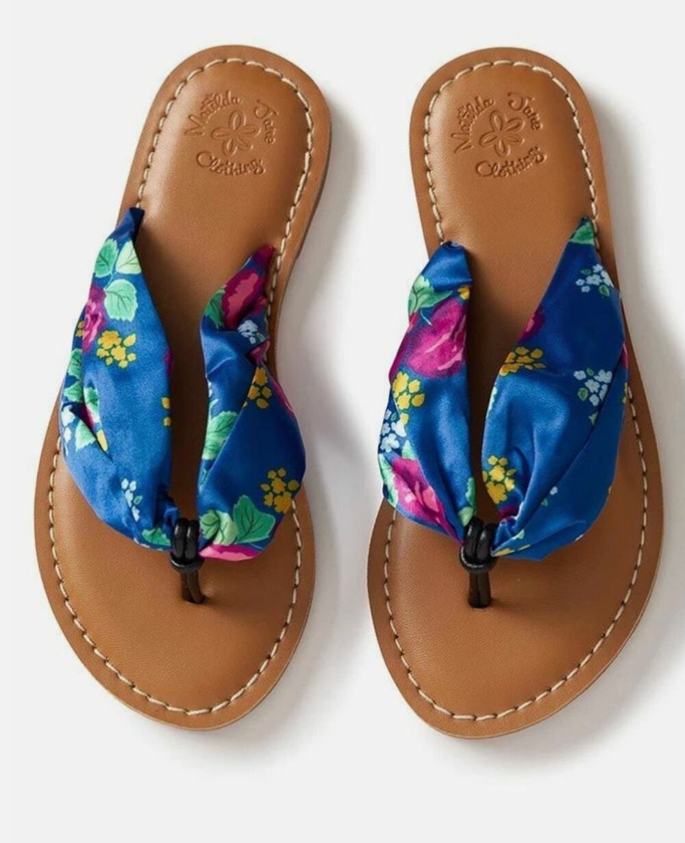 Matilda Jane The Seashore Sandals Flip Flops Shoes 9.5/10 child